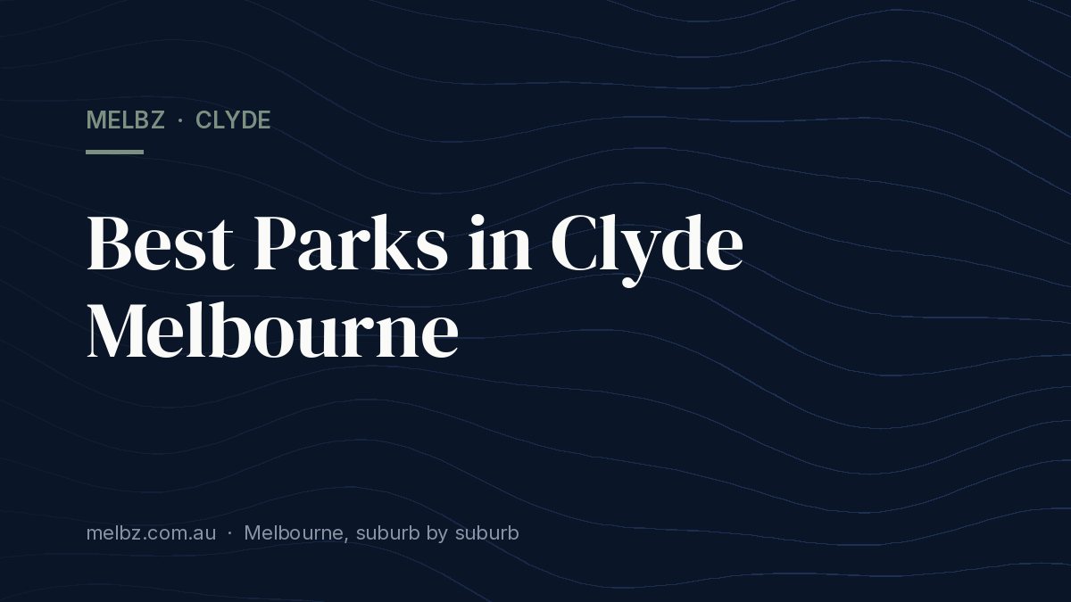 Title card: Best Parks in Clyde Melbourne
