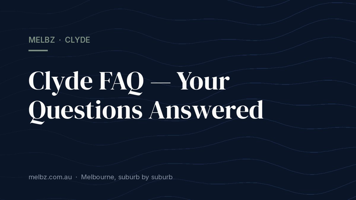 Title card: Clyde FAQ — Your Questions Answered