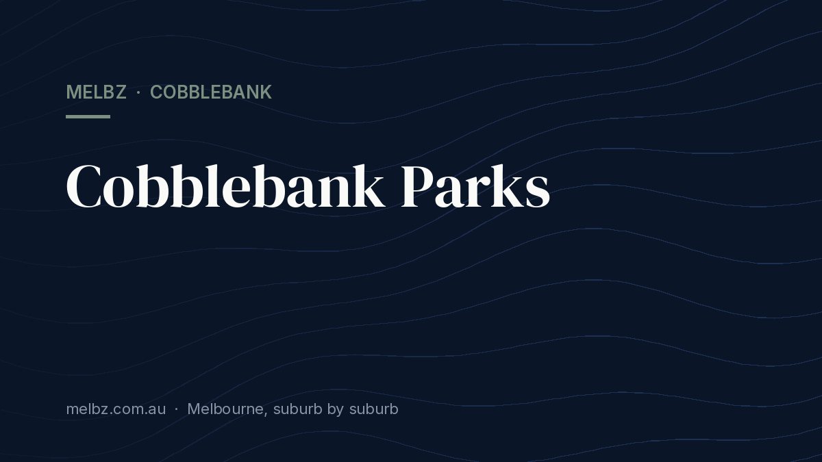 Title card: Cobblebank Parks