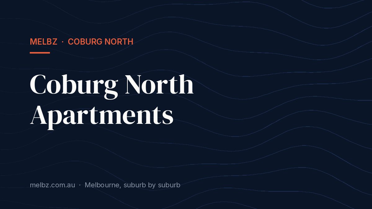 Title card: Coburg North Apartments