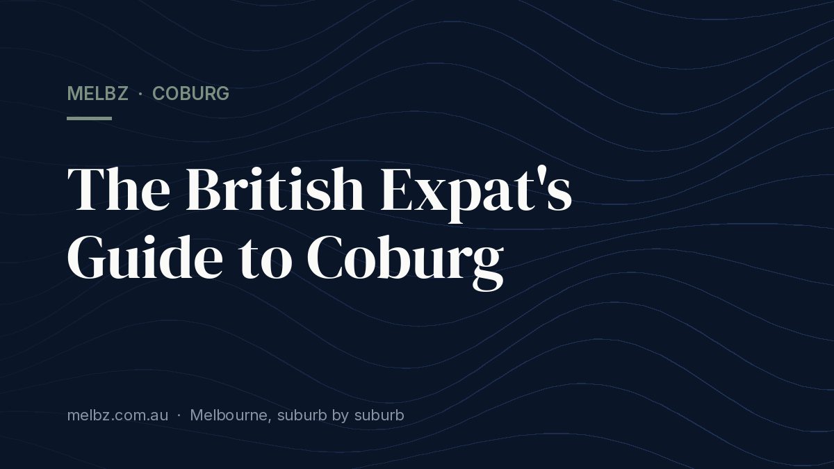 Title card: The British Expat's Guide to Coburg