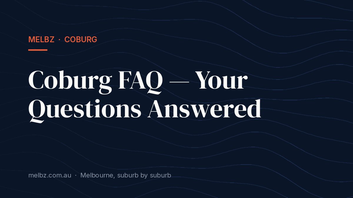 Title card: Coburg FAQ — Your Questions Answered