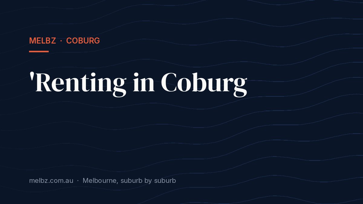 Title card: 'Renting in Coburg