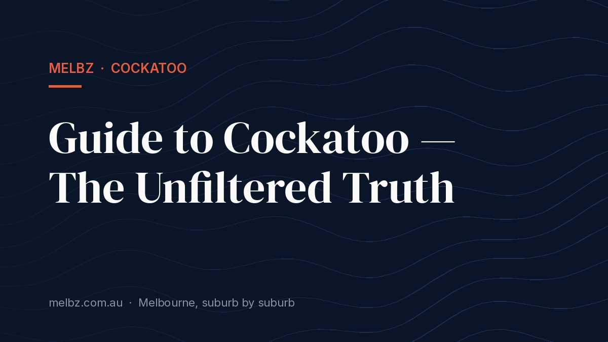 Title card: Guide to Cockatoo — The Unfiltered Truth