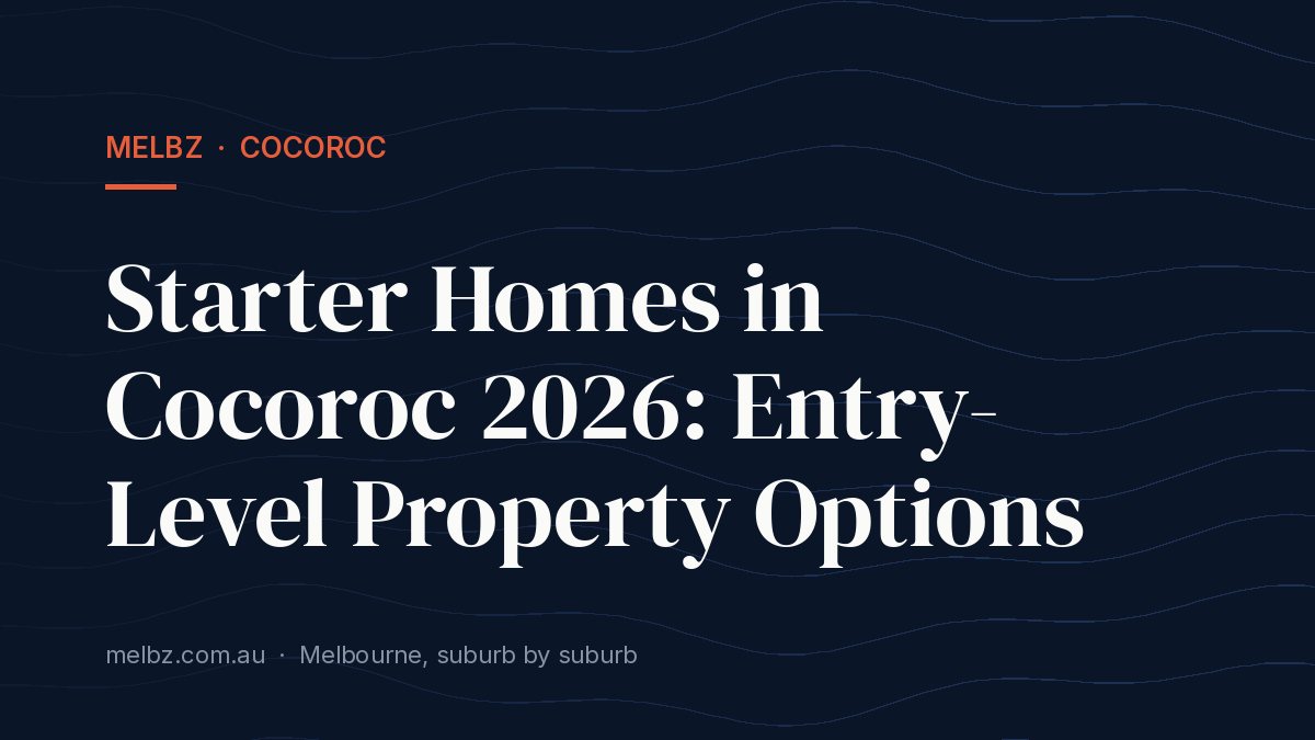 Title card: Starter Homes in Cocoroc 2026: Entry-Level Property Options