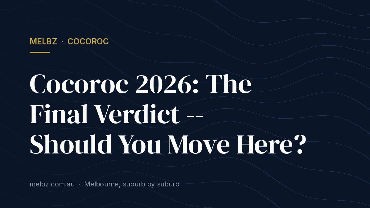 Title card: Cocoroc 2026: The Final Verdict -- Should You Move Here?