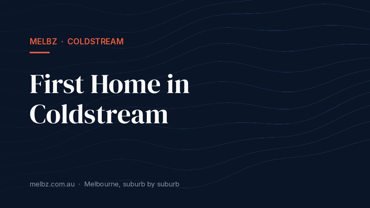 Title card: First Home in Coldstream