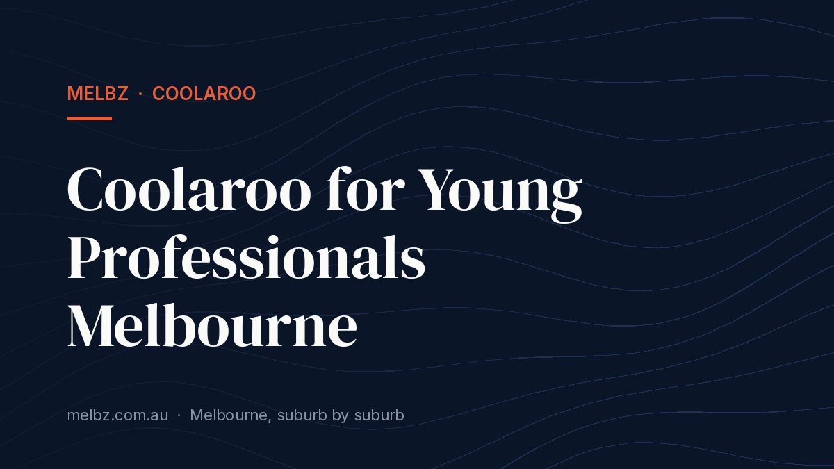 Title card: Coolaroo for Young Professionals Melbourne