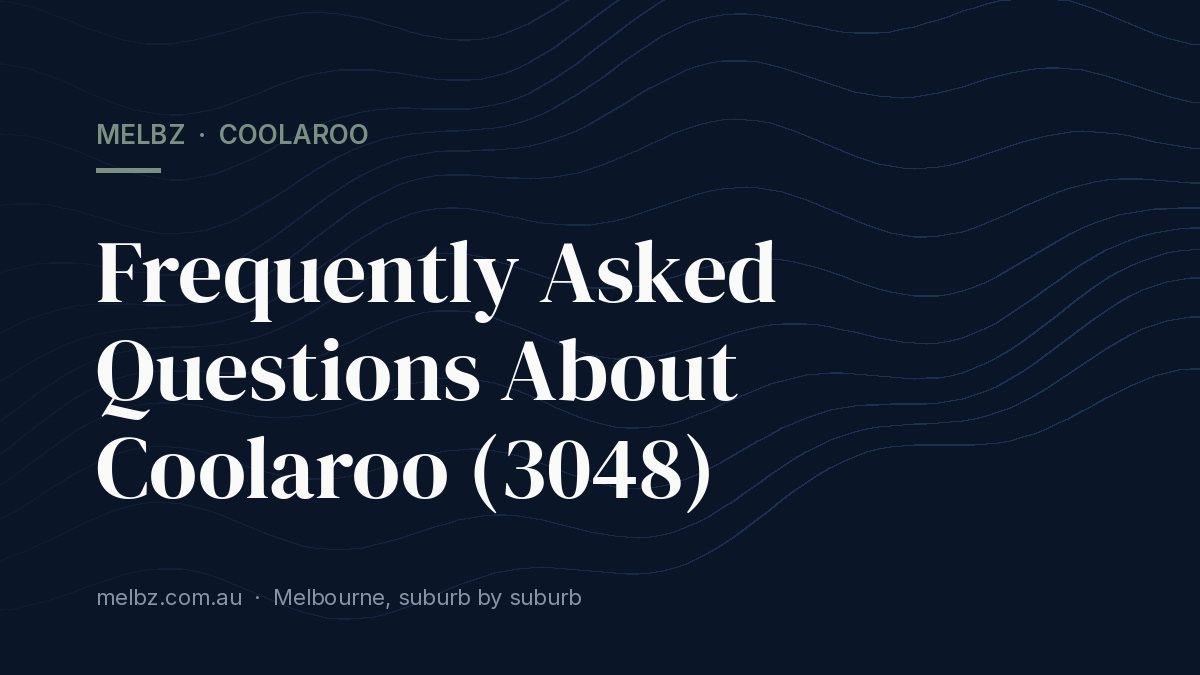 Title card: Frequently Asked Questions About Coolaroo (3048)