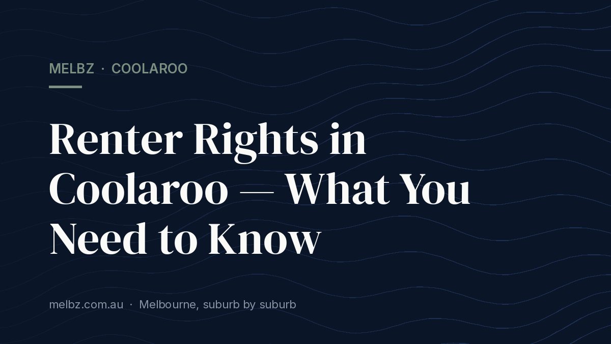 Title card: Renter Rights in Coolaroo — What You Need to Know