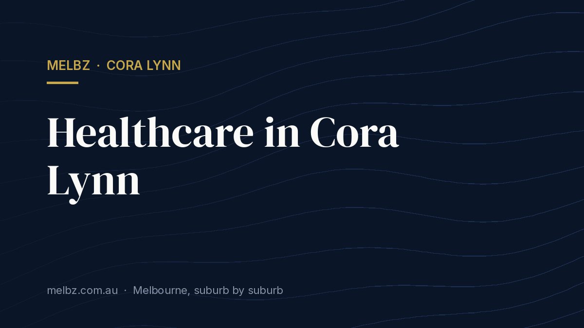 Title card: Healthcare in Cora Lynn