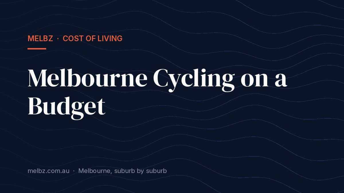 Title card: Melbourne Cycling on a Budget