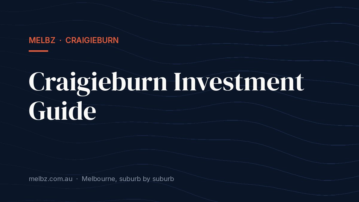 Title card: Craigieburn Investment Guide