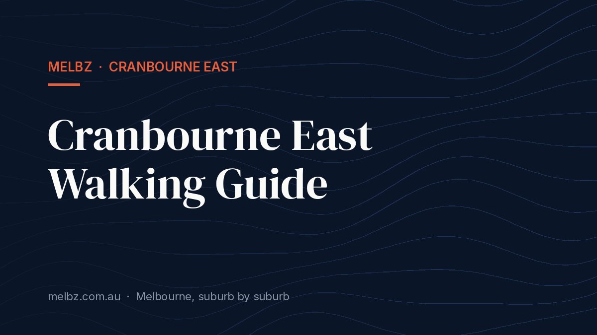 Title card: Cranbourne East Walking Guide