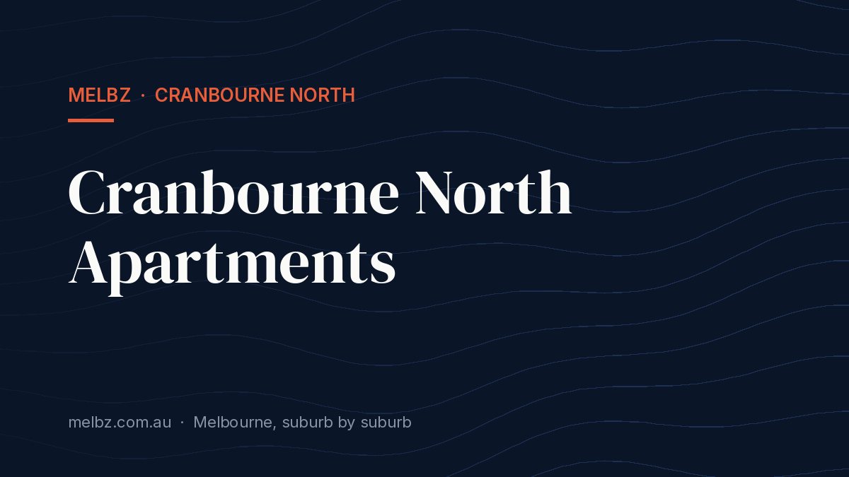 Title card: Cranbourne North Apartments