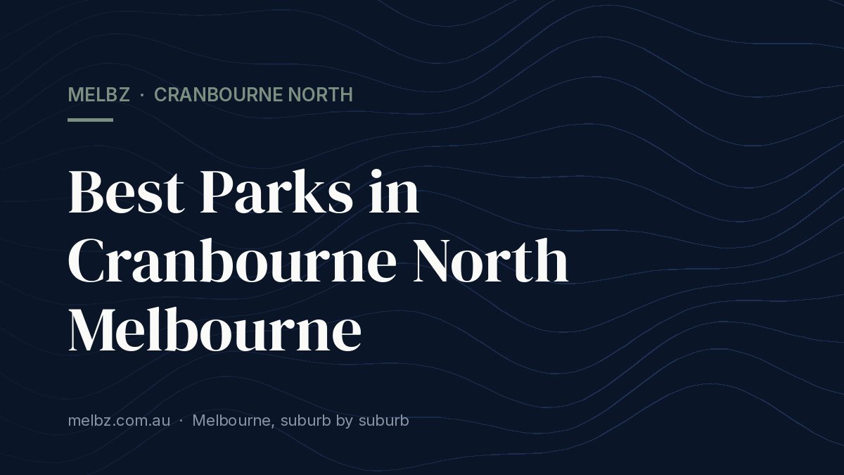 Title card: Best Parks in Cranbourne North Melbourne