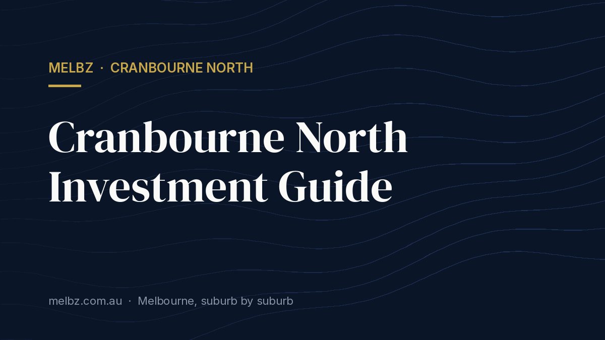 Title card: Cranbourne North Investment Guide