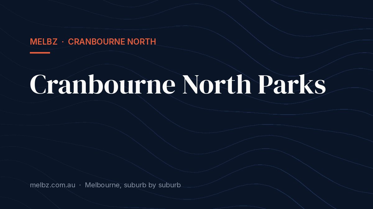 Title card: Cranbourne North Parks