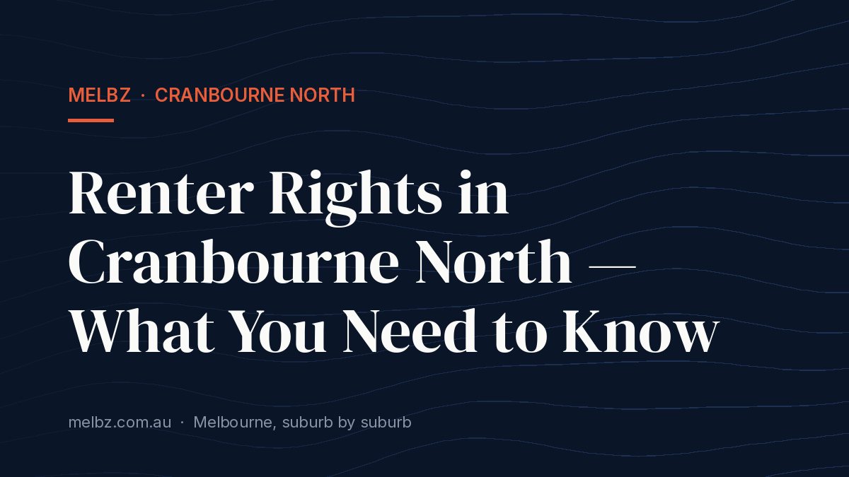 Title card: Renter Rights in Cranbourne North — What You Need to Know