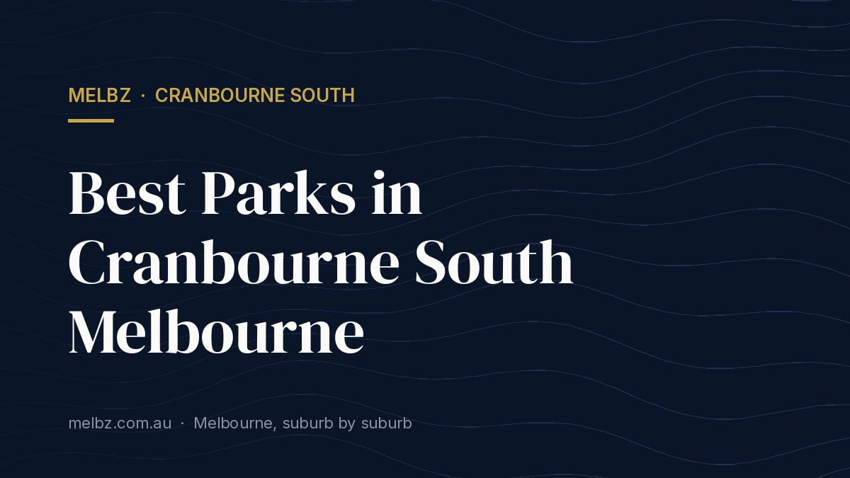 Title card: Best Parks in Cranbourne South Melbourne