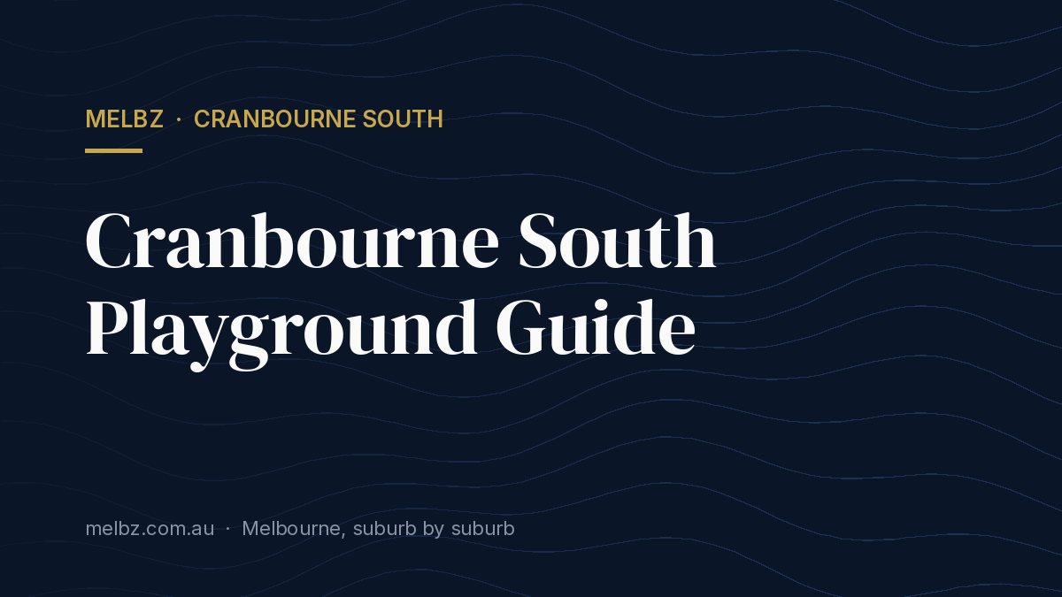 Title card: Cranbourne South Playground Guide