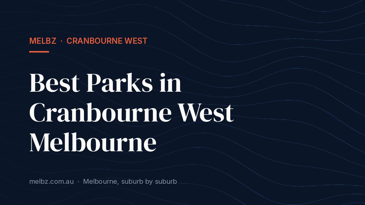 Title card: Best Parks in Cranbourne West Melbourne