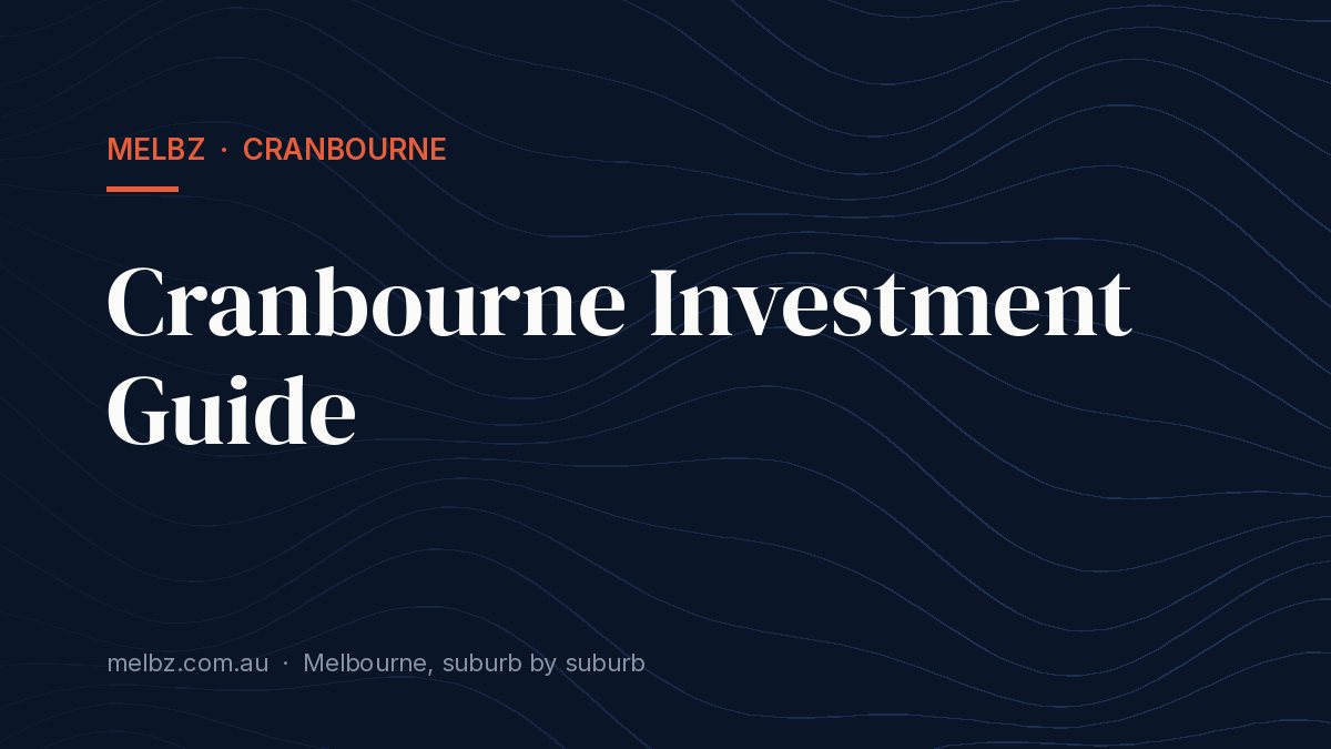 Title card: Cranbourne Investment Guide
