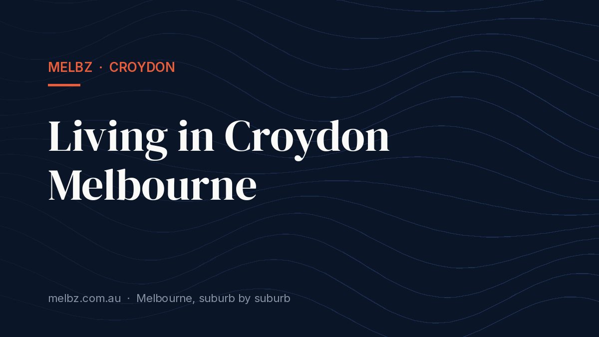 Title card: Living in Croydon Melbourne
