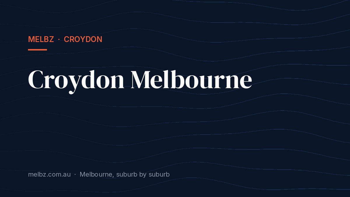 Title card: Croydon Melbourne