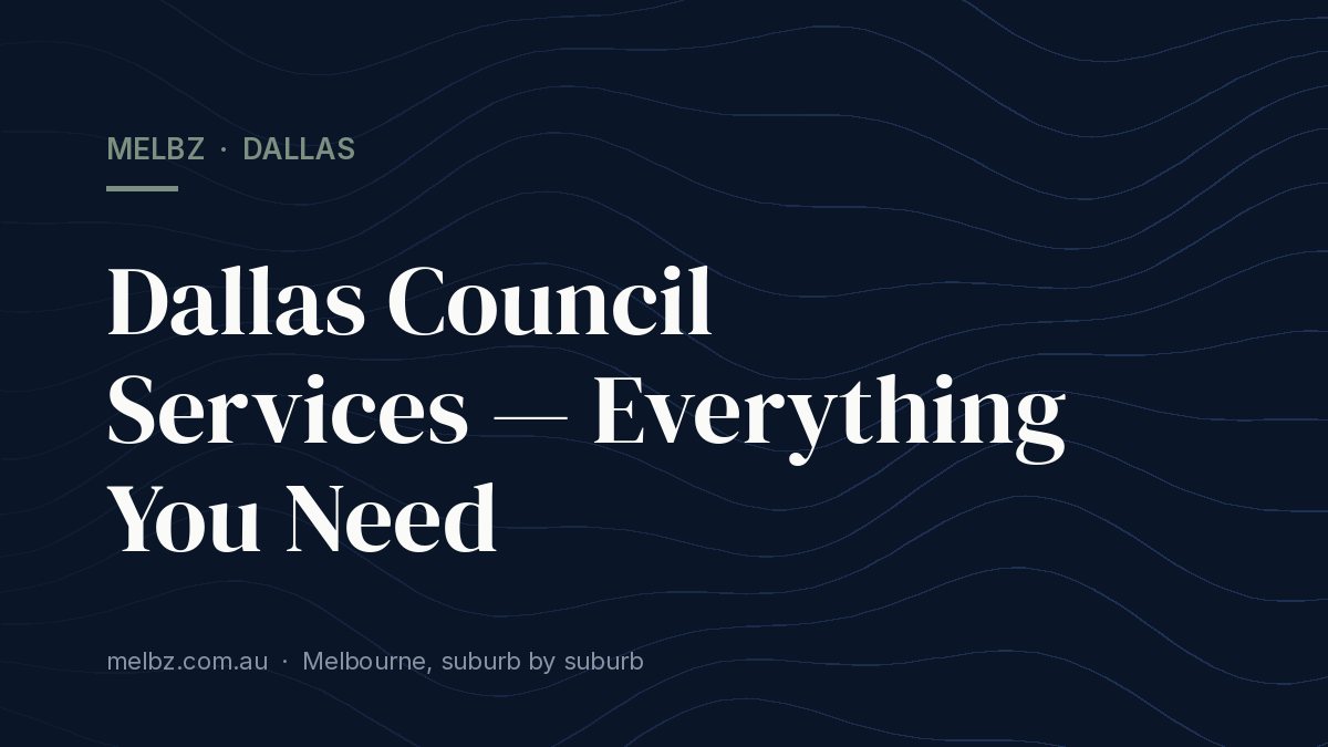 Title card: Dallas Council Services — Everything You Need