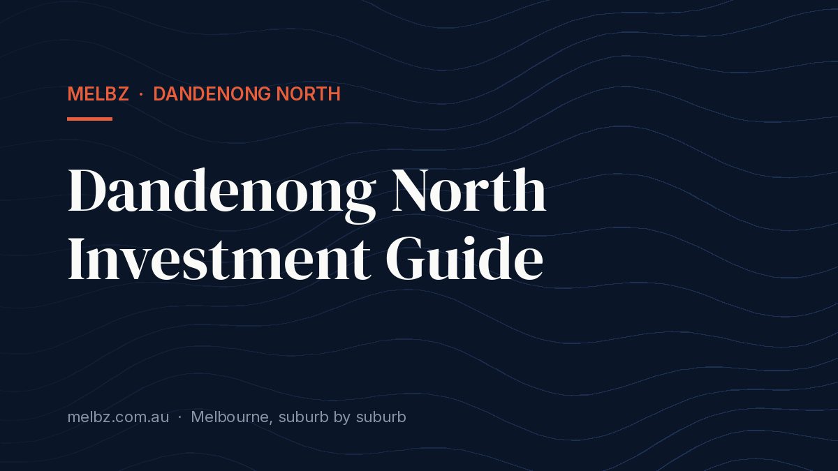 Title card: Dandenong North Investment Guide