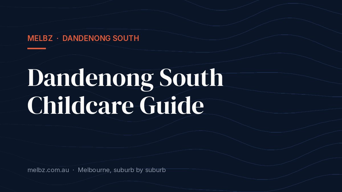 Title card: Dandenong South Childcare Guide