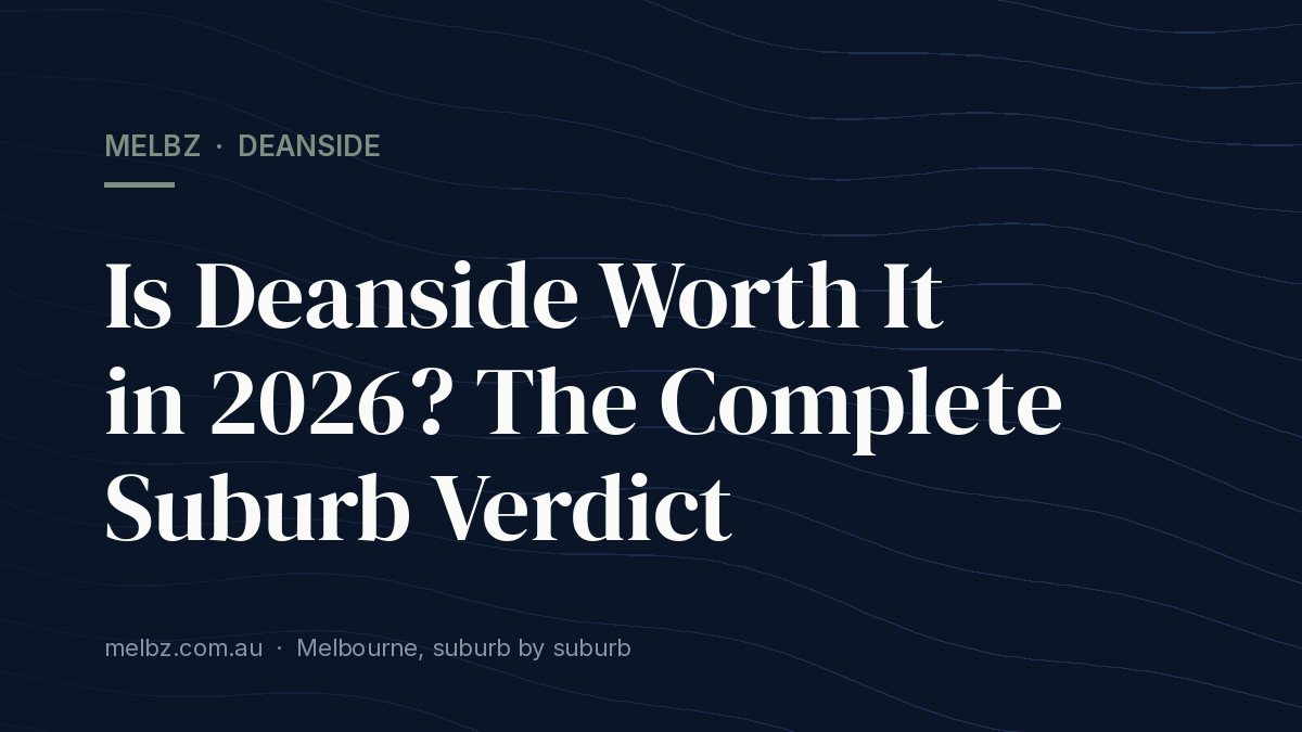 Title card: Is Deanside Worth It in 2026? The Complete Suburb Verdict