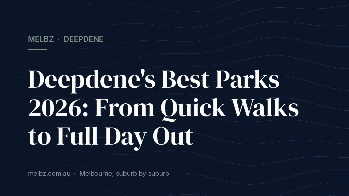 Title card: Deepdene's Best Parks 2026: From Quick Walks to Full Day Out