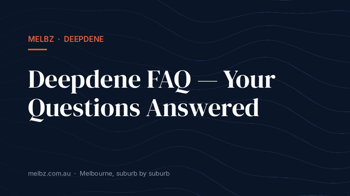 Title card: Deepdene FAQ — Your Questions Answered