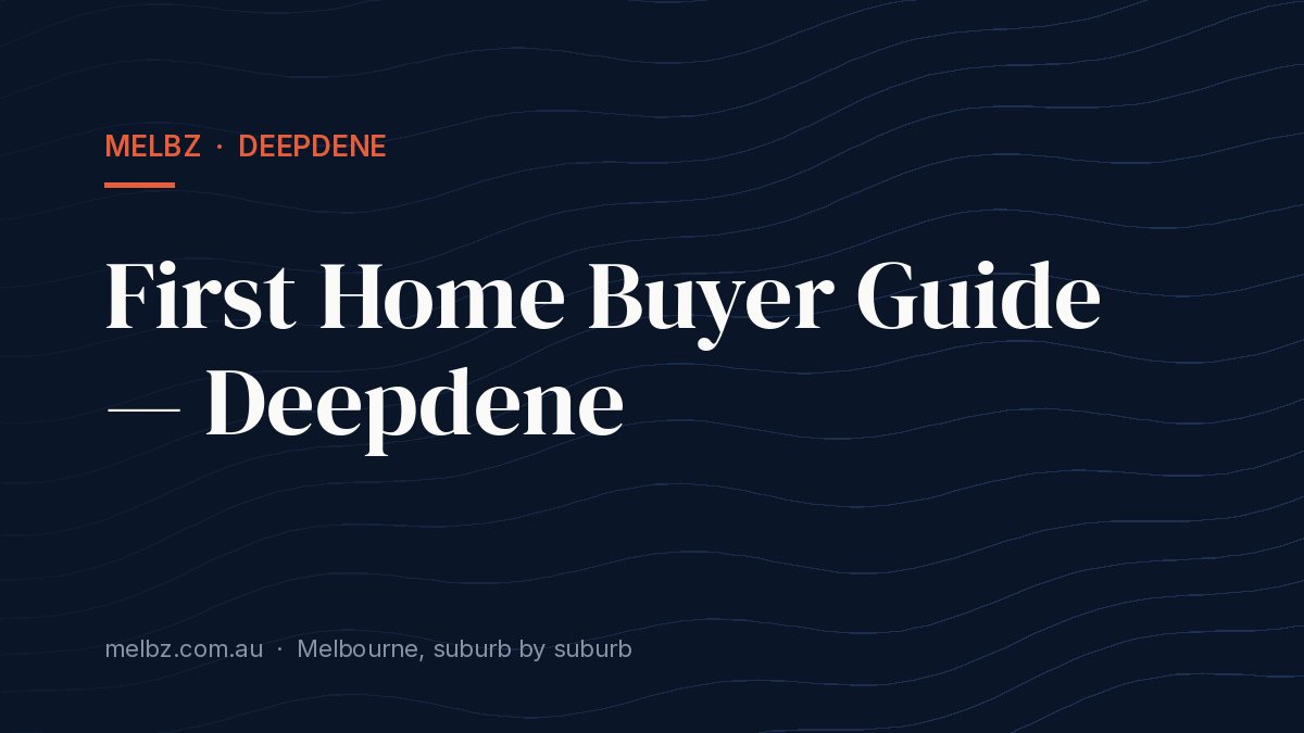 Title card: First Home Buyer Guide — Deepdene