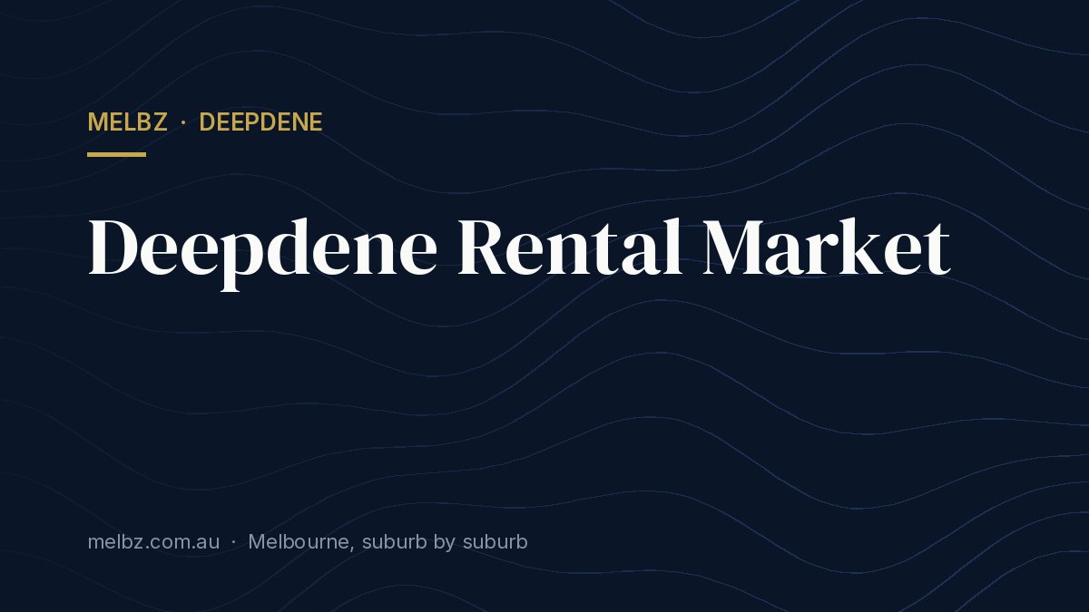 Title card: Deepdene Rental Market
