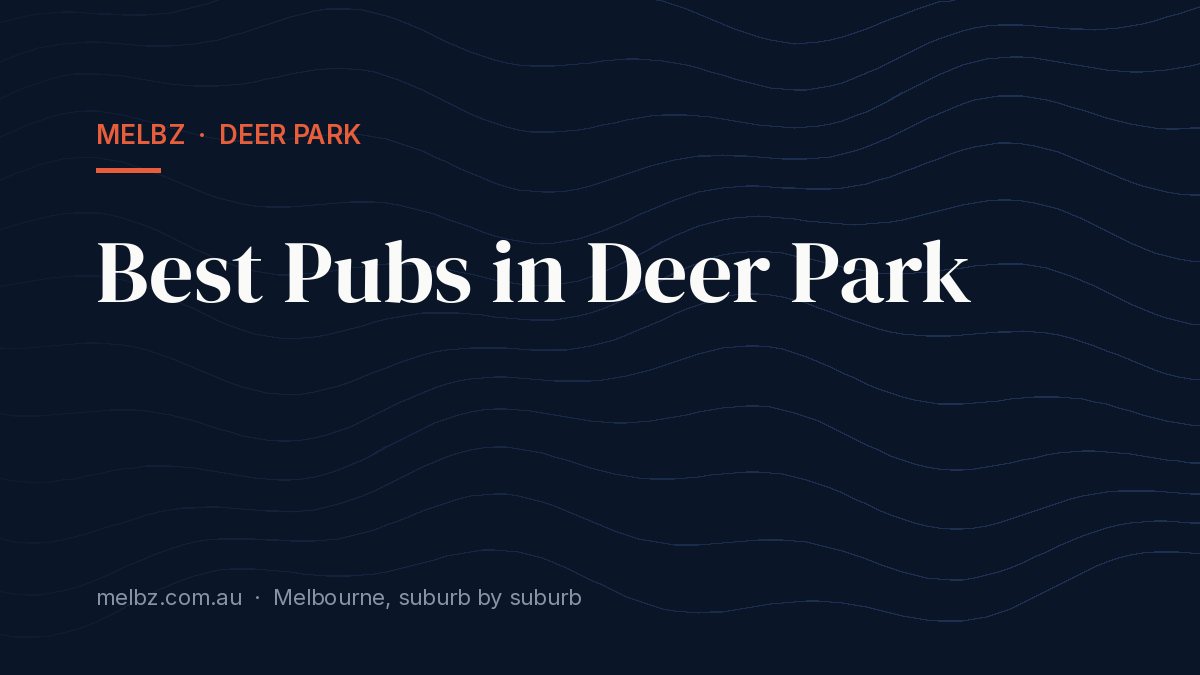 Title card: Best Pubs in Deer Park