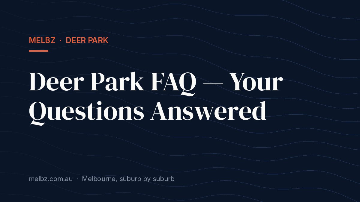 Title card: Deer Park FAQ — Your Questions Answered