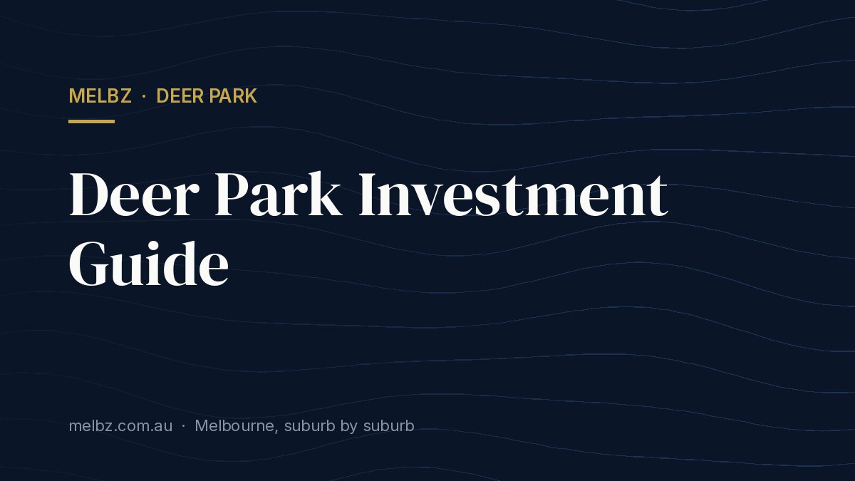 Title card: Deer Park Investment Guide