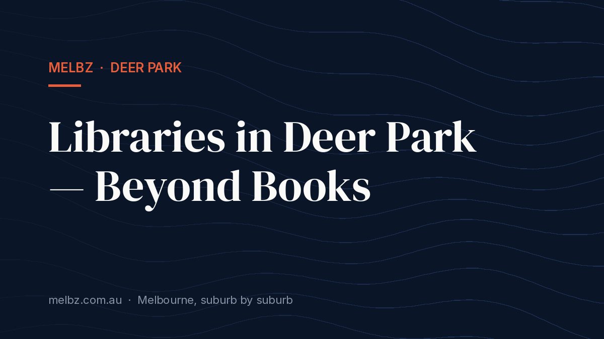 Title card: Libraries in Deer Park — Beyond Books