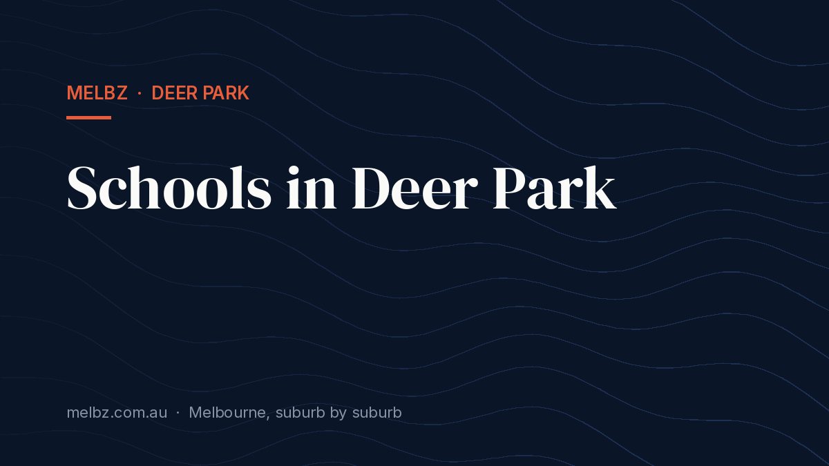 Title card: Schools in Deer Park