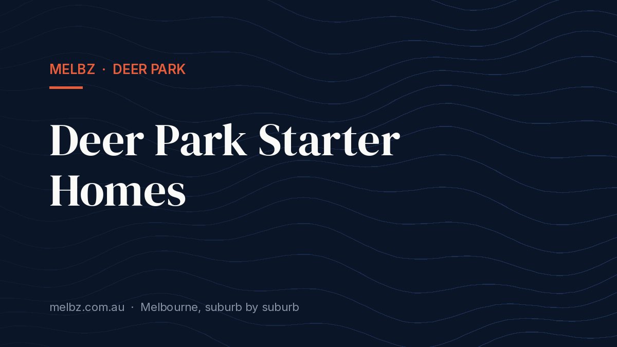 Title card: Deer Park Starter Homes