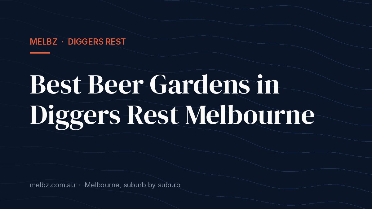 Title card: Best Beer Gardens in Diggers Rest Melbourne