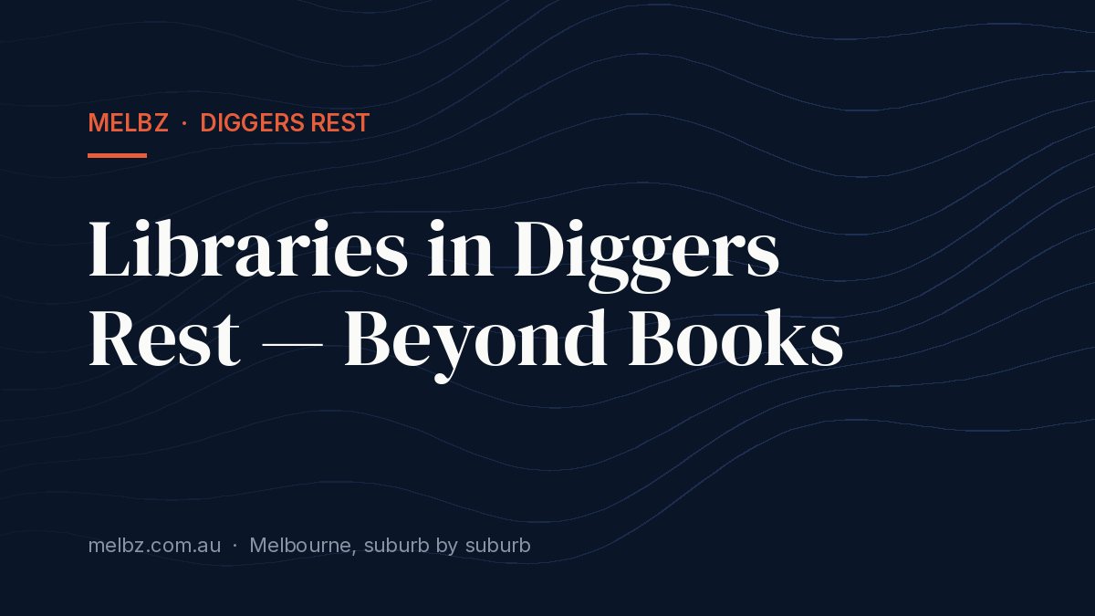 Title card: Libraries in Diggers Rest — Beyond Books