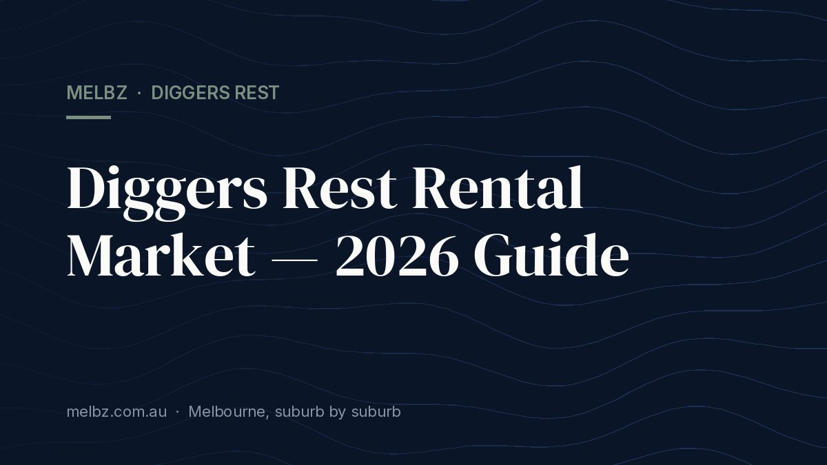 Title card: Diggers Rest Rental Market — 2026 Guide