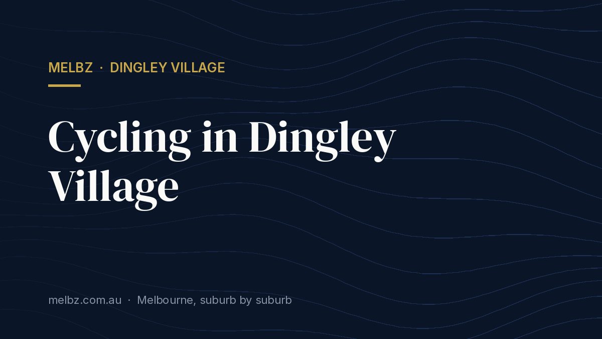 Title card: Cycling in Dingley Village