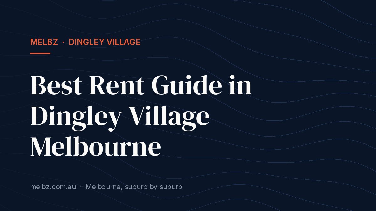 Title card: Best Rent Guide in Dingley Village Melbourne