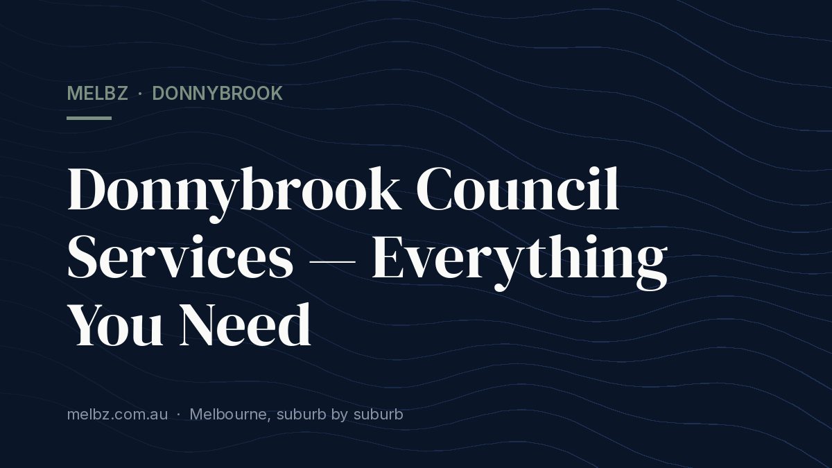 Title card: Donnybrook Council Services — Everything You Need
