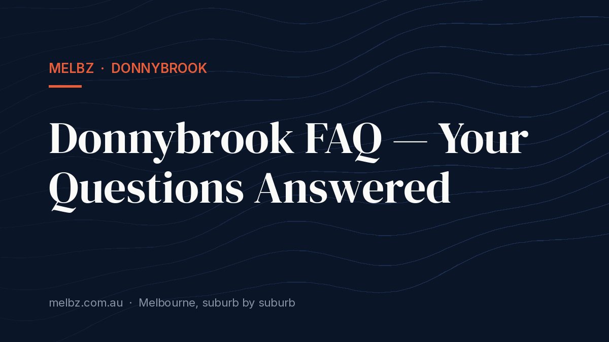 Title card: Donnybrook FAQ — Your Questions Answered